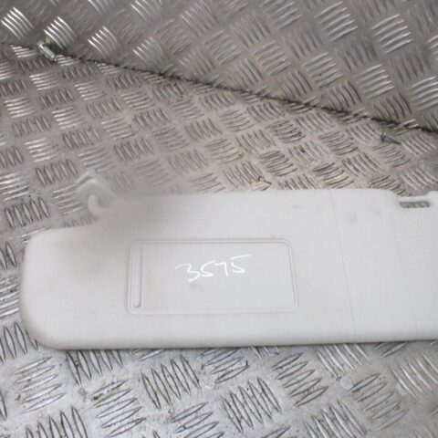 2010 GENUINE VW JETTA FRONT LEFT PASSENGER SIDE SUN VISOR NSF