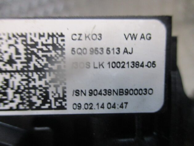 2014 GENUINE VW GOLF MK7 INDICATER WIPER STALK 5Q0953507DD 5Q0953513AJ - Image 3