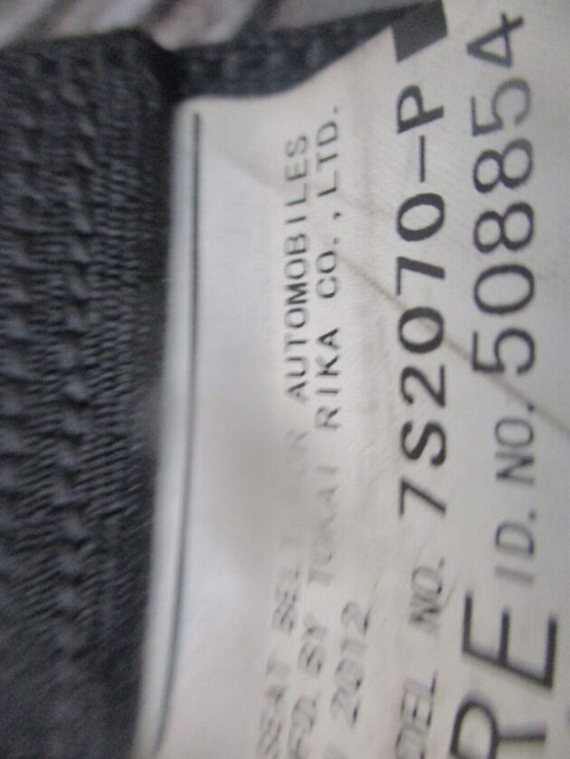 2012 GENUINE TOYOTA PRIUS 1.8 HYBRID FRONT LEFT PASSENGER SIDE SEAT BELT 7S2070P - Image 3