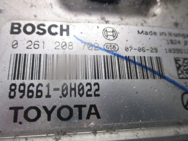2007 GENUINE TOYOTA AYGO ECU ENGINE CONTROL MODULE UNIT 896610H022 - Image 3
