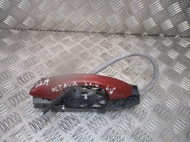 2014 SKODA OCTAVIA FRONT LEFT PASSENGER SIDE EXTERIOR DOOR HANDLE 5L0837885C OEM