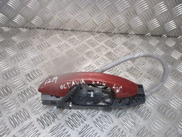 2014 SKODA OCTAVIA FRONT LEFT PASSENGER SIDE EXTERIOR DOOR HANDLE 5L0837885C OEM - Image 2