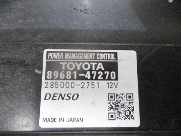 2015 GENUINE TOYOTA PRIUS POWER MANAGEMENT CONTROL MODULE ECU 89681-47270 - Image 2