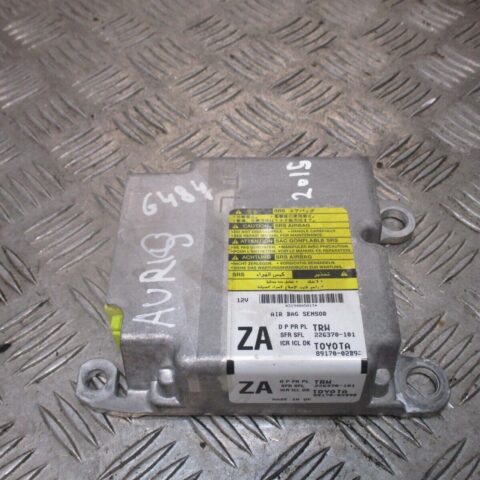 2015 GENUINE TOYOTA AURIS SRS AIRBG ECU CONTROL UNIT MODULE 89170-02B90
