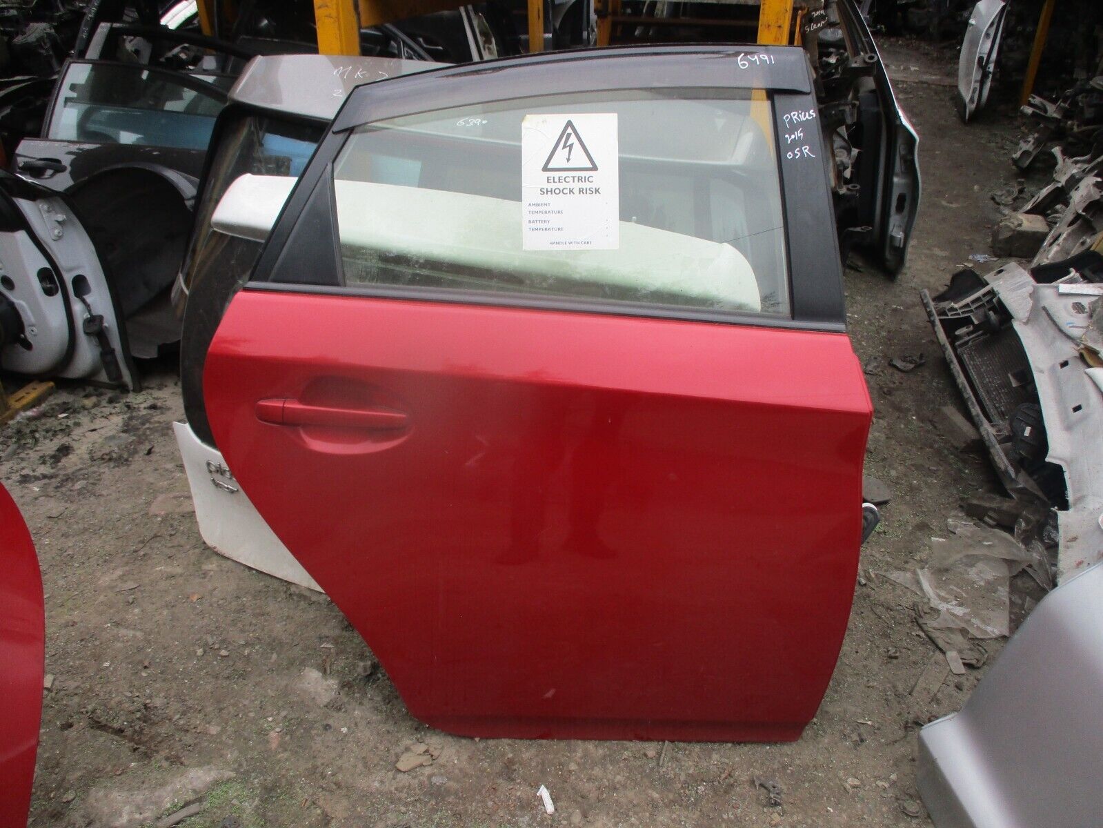 2015 GENUINE TOYOTA PRIUS REAR RIGHT DRIVER SIDE BARE SHELL DOOR - Image 2