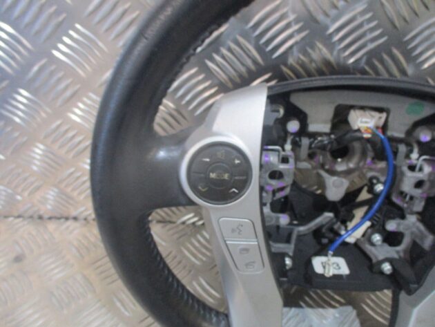 2014 TOYOTA PRIUS FRONT DRIVERS MULTIFUNCTION STEERING WHEEL 8425047040 OEM - Image 3