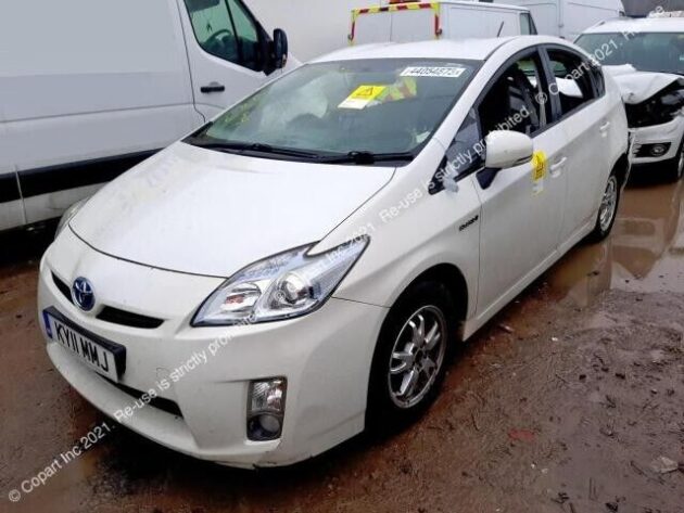 2011 TOYOTA PRIUS 1.8 VVT  5 DOOR HATCHBACK PETROL/ELECTRIC BREAKING ENGINE,TYRE