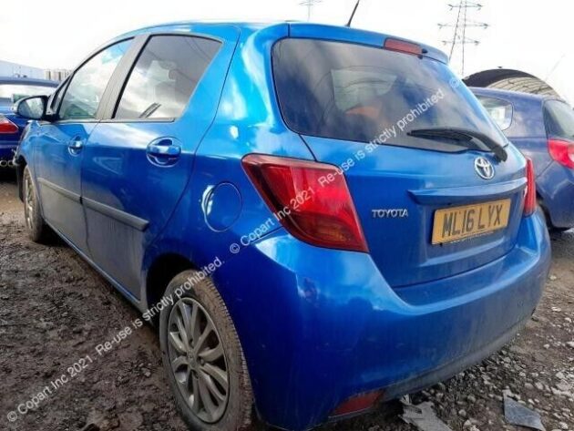 2016 TOYOTA YARIS ICON 1.4 VVTI PETROL MANUAL 5 DOOR HATCHBACK BREAKING ENGINE, - Image 7