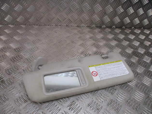 2012 GENUINE TOYOTA PRIUS FRONT LEFT PASSENGER SIDE SUNVISOR NSF - Image 3