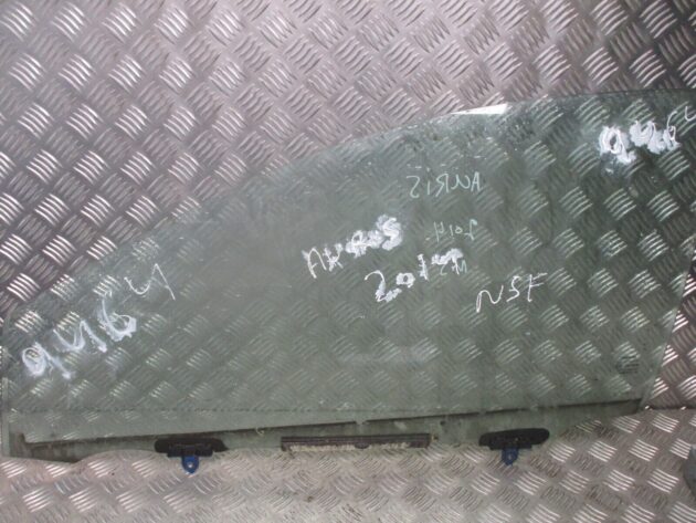 2014 GENUINE TOYOTA AURIS FRONT LEFT PASSENGER SIDE DOOR WINDOW GLASS NSF - Image 2