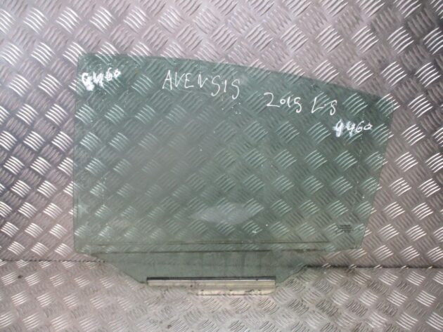 2015 TOYOTA AVENSIS SALOON REAR LEFT PASSENGER SIDE DOOR WINDOW GLASS NSR - Image 3