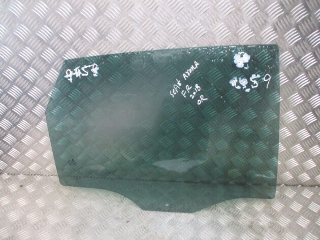 2018 GENUINE SEAT ARONA FR REAR RIGHT DRIVER SIDE DOOR WINDOW GLASS