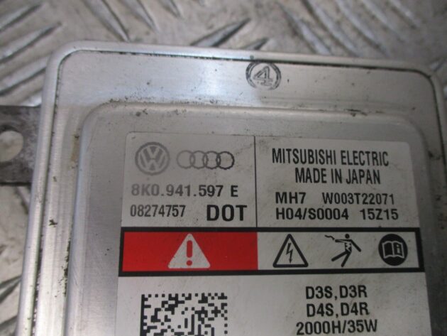 2012 GENUINE AUDI A4 HEADLIGHT BALLAST CONTROL MODULE 8K0941597E - Image 3