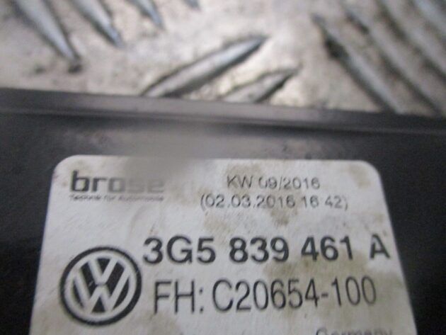 2017 VW PASSAT B8 SALOON REAR LEFT PASSENGER DOOR WINDOW REGULATOR 3G5839461A - Image 3