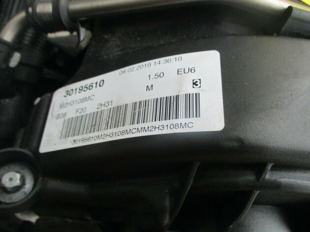 2019 2018 BMW 1 SERIES 1.5L PETROL B38F20 2H31 COMPLETE ENGINE 25256 LOW MLES - Image 10