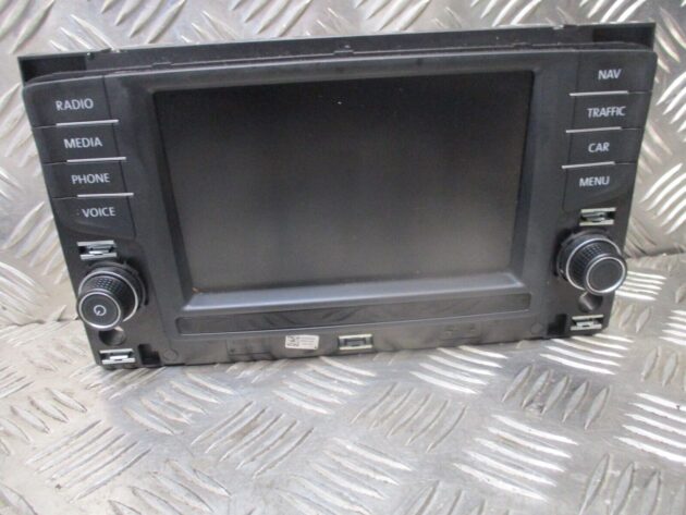 2016 VW GOLF MK7 MMI MULTIMEDIA HEAD UNIT & SCREEN 3Q0035874A 3G0919605D OEM - Image 3