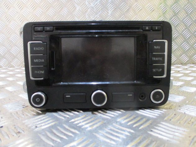 2010-14 VW PASSAT B7 JETTA  POLO SAT NAV RADIO STEREO CD PLAYER OEM 3C0035279B
