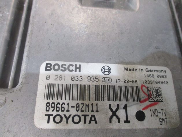 2016 GENUINE TOYOTA AURIS ECU ENGINE CONTROL MODULE UNIT 896610ZM11 - Image 3