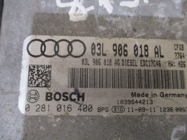2012 GENUINE AUDI A3 8P 2.0 TDI ENGINE ECU CONTROL UNIT MODULE 03L906018AL - Image 2