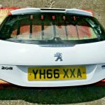 2016 PEUGEOT 208 5DR REAR TAILGATE BOOTLID BARE IN MINT CONDITION