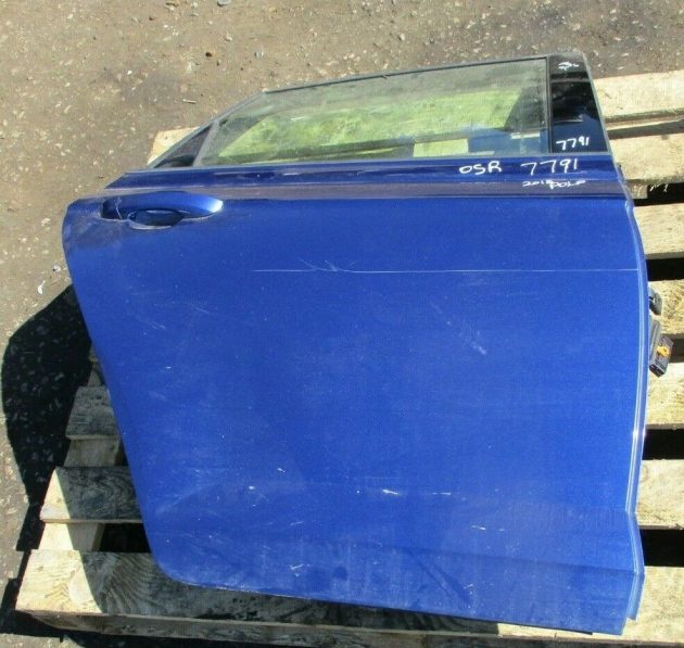 2018 GENUINE VW POLO 1.0 PETROL DRIVER SIDE REAR BARE SHELL DOOR OSR