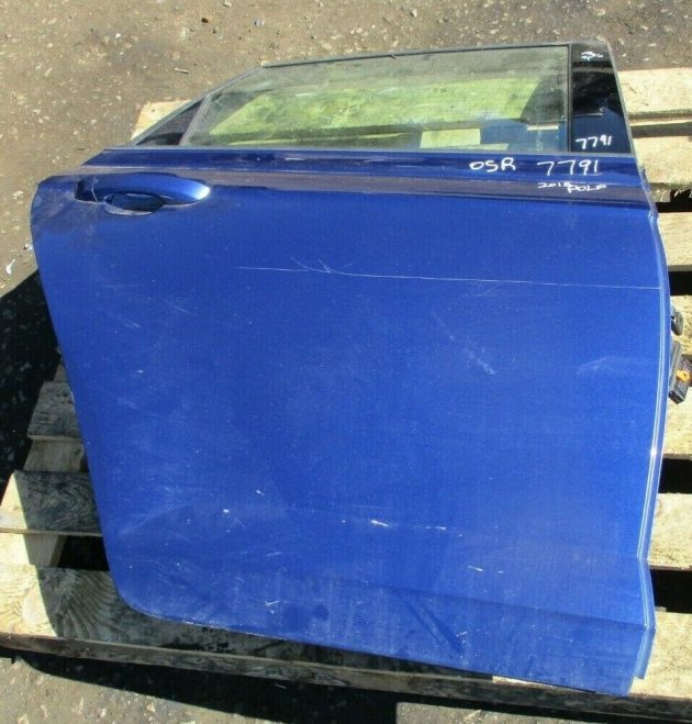 2018 GENUINE VW POLO 1.0 PETROL DRIVER SIDE REAR BARE SHELL DOOR OSR - Image 2