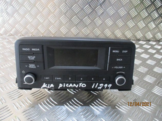 2019 GENUINE KIA PICANTO G3LA RADIO CD STEREO HEAD UNIT 96150G6260 - Image 2