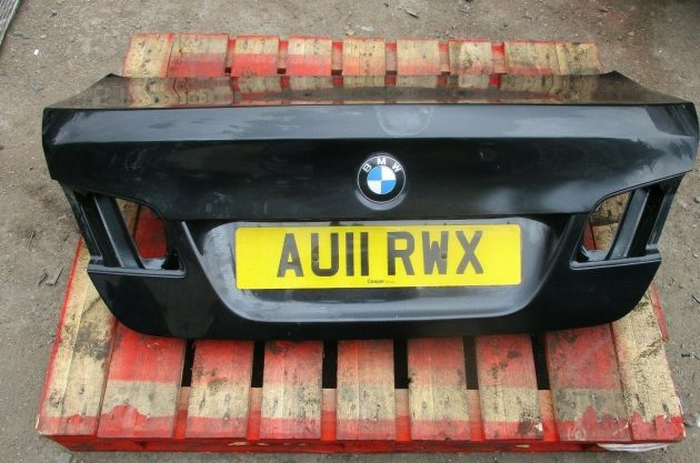 2011 GENUINE BMW 5 SERIES F10 REAR BARE BOOT LID TRUNK IN GOOD CONDITION