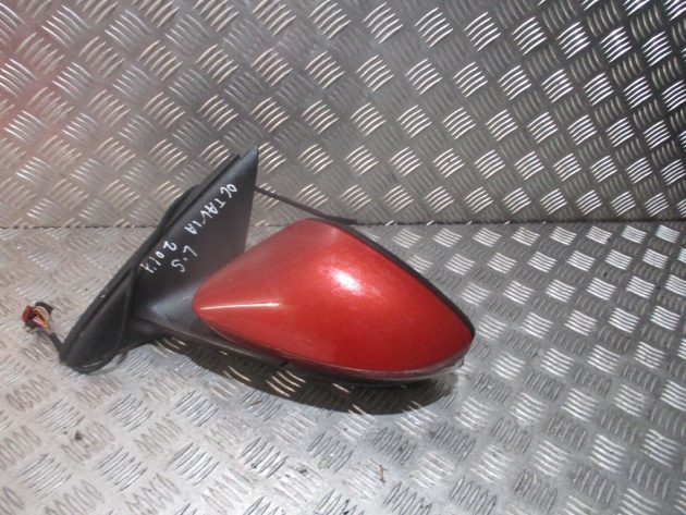 2014 GENUINE SKODA OCTAVIA PASSENGER SIDE FRONT LEFT DOOR WING MIRROR 5E0857933 - Image 2