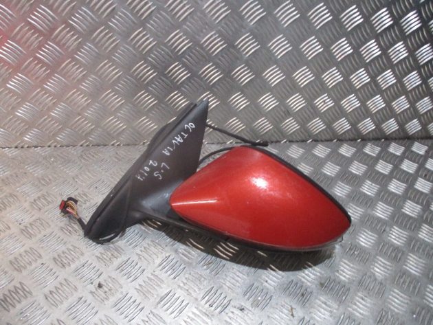 2014 GENUINE SKODA OCTAVIA PASSENGER SIDE FRONT LEFT DOOR WING MIRROR 5E0857933 - Image 3