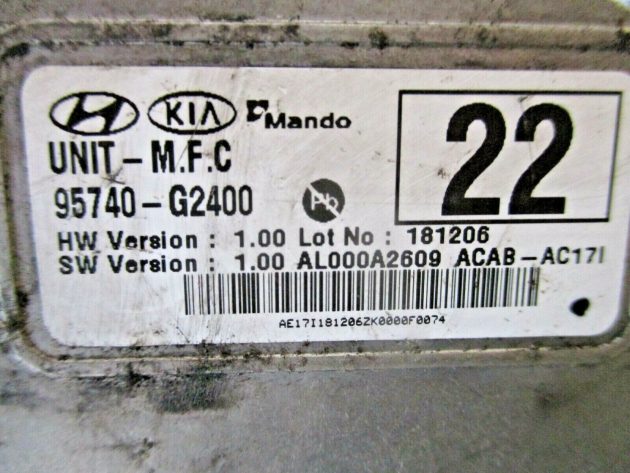 2019 GENUINE HYUNDAI IONIQ 1.6 PETROL HYBRID FRONT WINDSCREEN CAMERA 95740-G2400 - Image 2