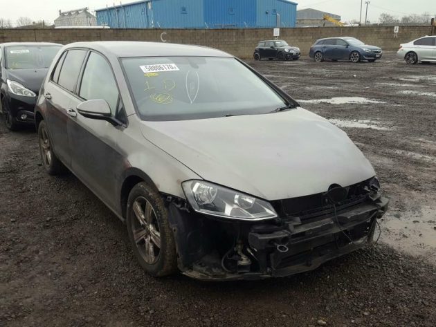 GOLF MK7 7.5 1.6 DIESEL BREAKING SPARES PARTS ENGINE BUMPER LIGHT BOOT CALIPER