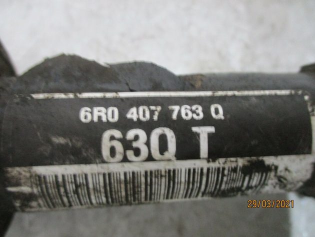 2013 SEAT TOLEDO SKODA RAPID 1.6 TDI LEFT PASSENGER SIDE DRIVESHAFT 6R0407763Q - Image 2