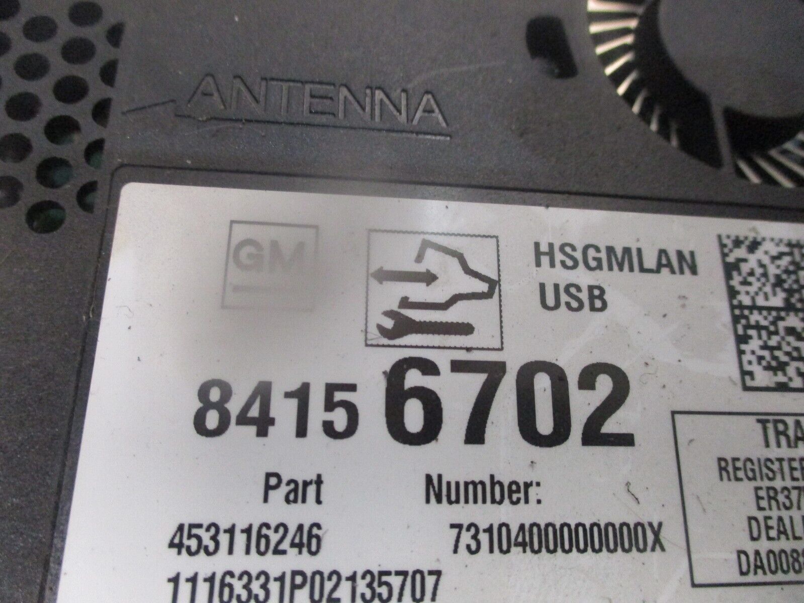 2015 GENUINE VAUXHALL ASTRA SAT NAV NAVIGATION CONTROL MODULE UNIT 84156702 - Image 3