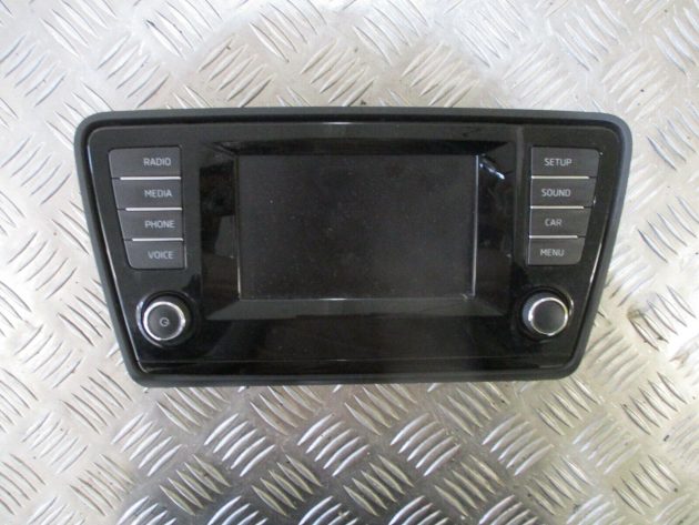 2013-2017 GENUINE SKODA OCTAVIA RADIO MEDIA PLAYER HEAD UNIT 5E0919605B
