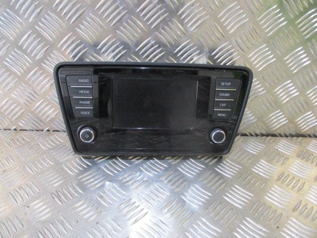 2013-2017 GENUINE SKODA OCTAVIA RADIO MEDIA PLAYER HEAD UNIT 5E0919605B - Image 4