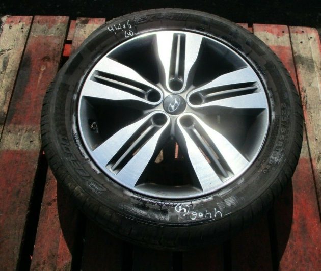 2014  HYUNDAI IX35 18'' ALLOY WHEEL TYRE 225/55 R18  52910-2Y700 - Image 2