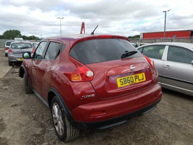 2011 NISSAN JUKE TEKNA ACENTA 1.6 PETROL BREAKING SPARES SPARTS BUMPER ALLOY - Image 5
