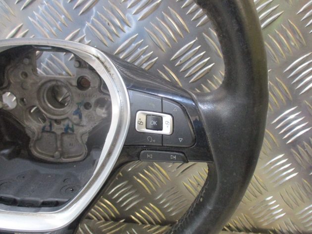 2016 VW GOLF MK7 MULTIFUNTIONAL STEERING WHEEL CONTROL BUTTON UNIT 5G0491091 OEM - Image 3
