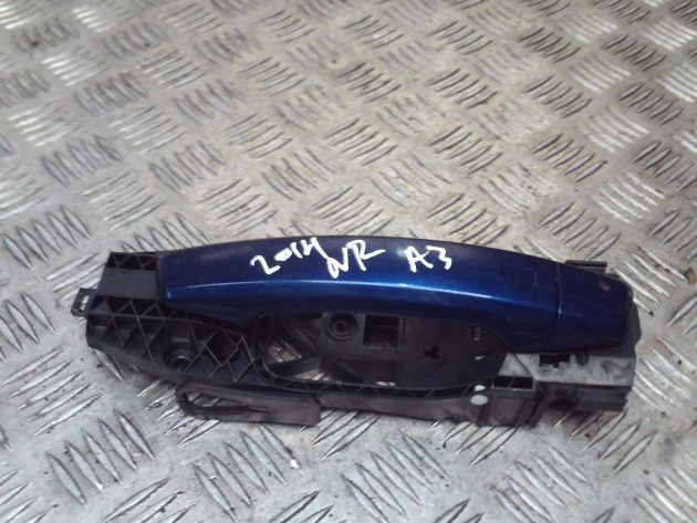 2014 GENUINE AUDI A3 REAR LEFT PASSENGER SIDE EXTERIOR DOOR HANDLE NSR