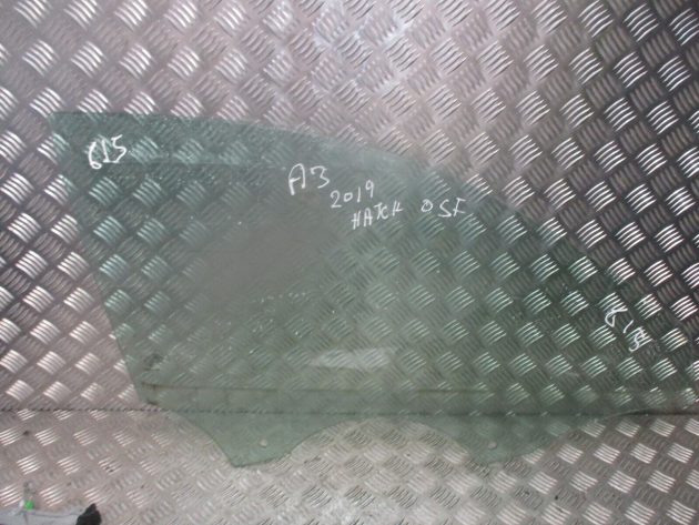 2019 GENUINE AUDI A3 8V FRONT RIGHT DRIVER SIDE DOOR WINDOW GLASS OSF