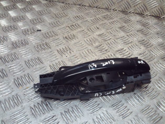 2014 GENUINE VW AUDI A3 8V REAR RIGHT DRIVER SIDE EXTERIOR DOOR HANDLE OSR - Image 2