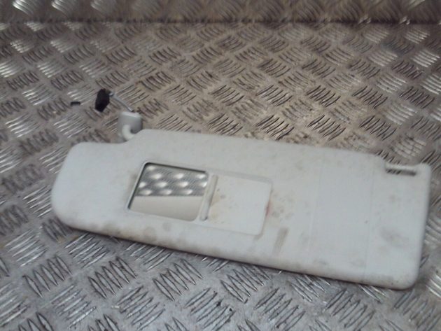 2011 GENUINE VW SCIROCCO FRONT LEFT PASSENGER SIDE SUNVISOR NSF - Image 3