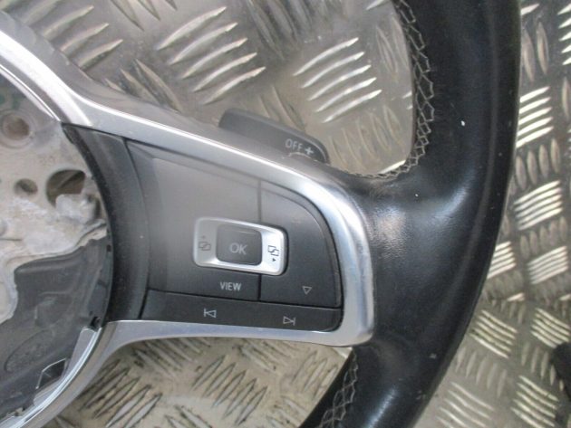 2018 VW GOLF MK7.5 FRONT DRIVERS MULTIFUNCTIONAL STEERING WHEEL 5Q0419091JH OEM - Image 3