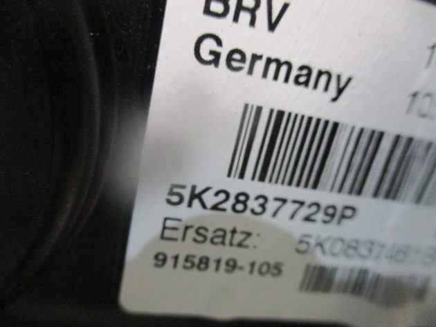 2010 VW GOLF MK6 FRONT LEFT PASSENGER SIDE DOOR WINDOW REGULATOR 5K2837729P OEM - Image 3
