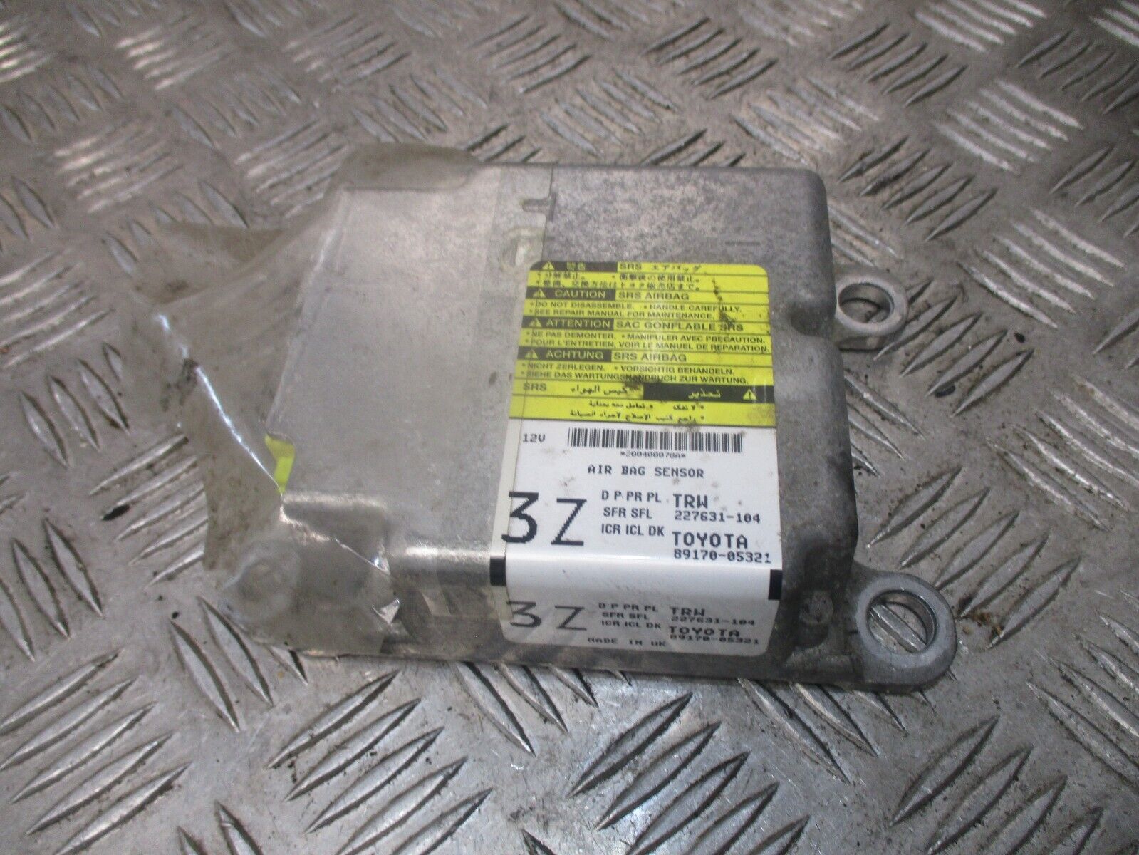 2014 GENUINE TOYOTA AVENSIS SRS AIRBG ECU CONTROL MODULE 89170-05321