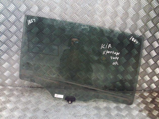 2014 GENUINE KIA SPORTAGE REAR RIGHT DRIVER SIDE DOOR WINDOW GLASS OSR - Image 3