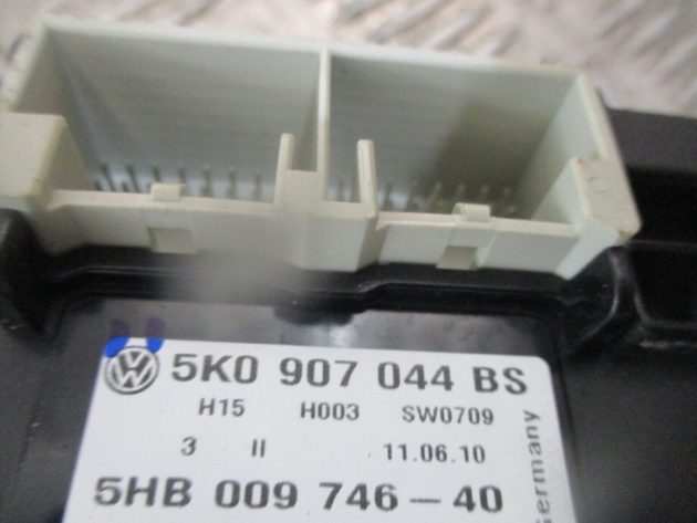 2010 GENUINE VW GOLF MK6 GTD AC HEATER CLIMATE CONTROL SWITCH PANEL 5K0907044BS - Image 4