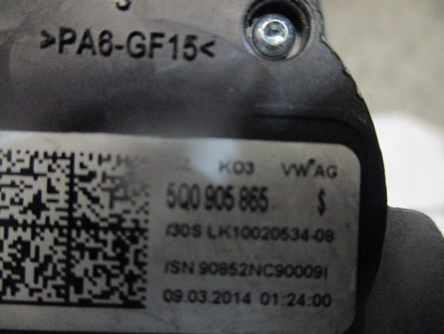 2014 GENUINE SEAT LEON IGNITION BARREL & KAY 5Q0905865 - Image 3