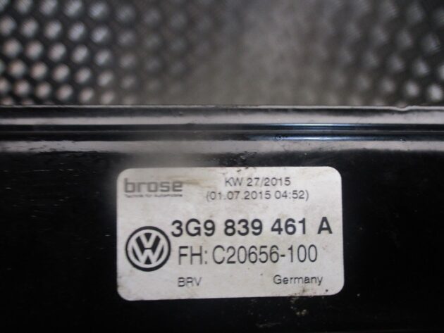 2016 GENUINE VW PASSAT B8 REAR LEFT PASSENGER SIDE WINDOW REGULATER 3G9839461A - Image 4